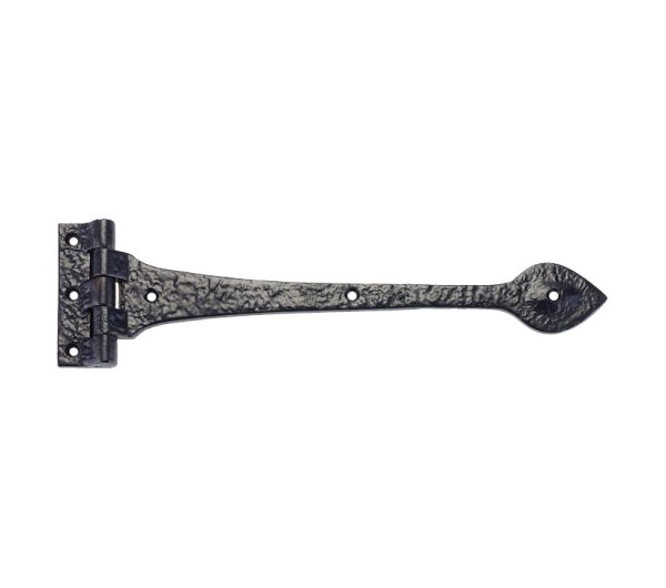 Zoo Hardware Foxcote Foundries T Door Hinge (12", 15" Or 18"), Black Antique (Sold In Pairs)