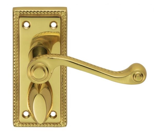 Carlisle Brass FG2WC Georgian Lever On Backplate - Privacy Polished Brass