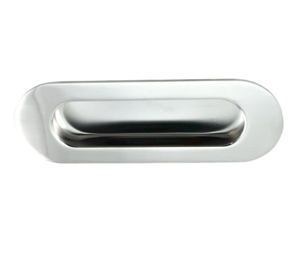 Eurospec Steelworx Radius Flush Pull (120Mm X 41Mm), Polished Stainless Steel