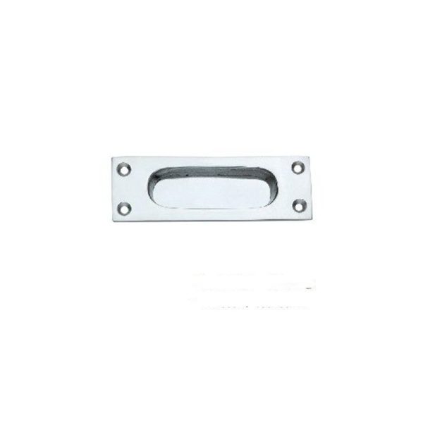 Flush Pull – 100x35mm – Satin Nickel Finish