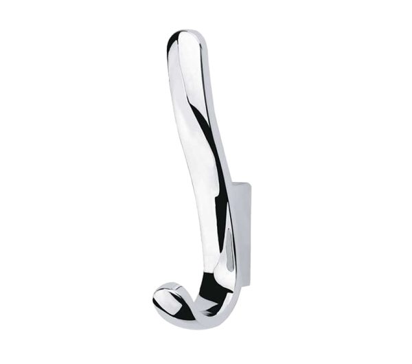 Frelan Hardware Misteron Hat & Coat Hook (135Mm X 57Mm), Polished Chrome