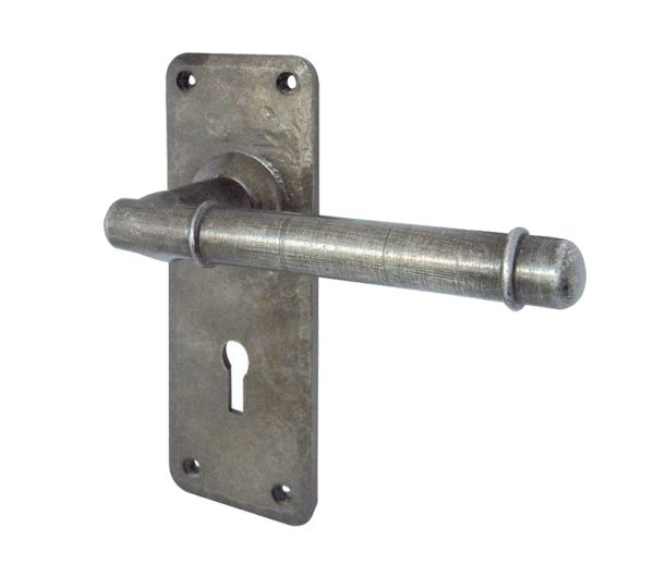 Handforged Belfry Door Handles, Pewter (sold in pairs)