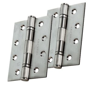 Eurospec Enduro 4 Inch (76Mm Width) Fire Rated Grade 11 Ce Ball Bearing Hinges, Polished Or Satin Stainless Steel Finish (Sold In Pairs)