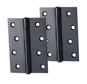 3 Or 4 Inch Butt Hinges, Black Finish (Sold In Pairs)