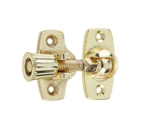 Frelan Hardware Budget Brighton Sash Window Fastener, Electro Brass