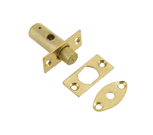 Frelan Hardware Mortice Rack Bolt (14Mm Backset), Polished Brass