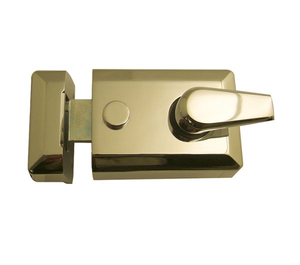 Frelan Hardware Standard Stile Nightlatch, Polished Brass