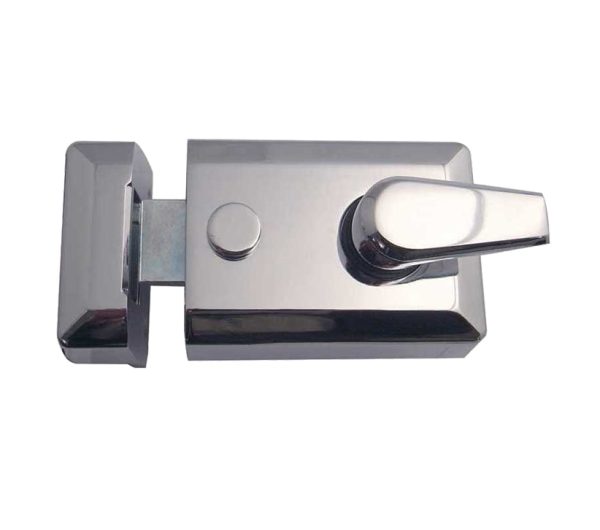 Frelan Hardware Standard Stile Nightlatch, Polished Chrome