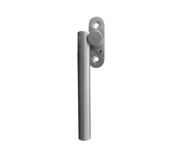 Round Bar Espagnolette Window Fastener (Left Or Right Hand), Satin Stainless Steel