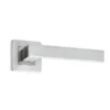 Sirius Door Handle On Rose Grade 304 Satin Stainless Steel