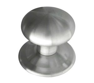 Frelan Hardware Centre Door Knob, Satin Stainless Steel