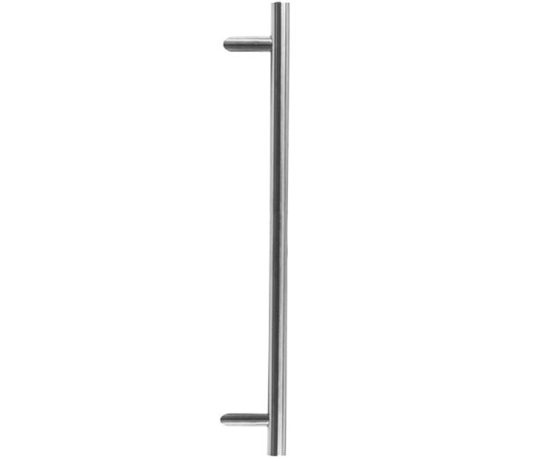 Cranked Pull Handle (600mm, 1200mm OR 1800mm Length), Satin Stainless Steel