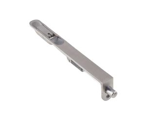 Radius Lever Action Flush Bolt (Various Sizes), Satin Stainless Steel