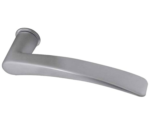 Frelan Hardware Reguitti Collina Door Handles On Minimal Round Rose