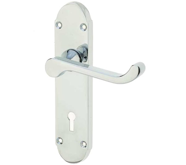 Epsom Door Handles On Backplate