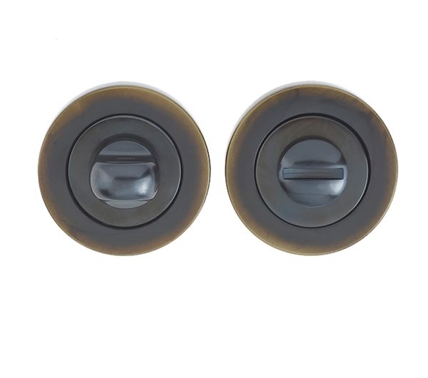 Bathroom Turn & Release (50mm x 10mm), Antique Brass