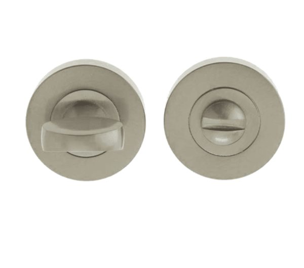 Frelan Hardware Bathroom Turn & Release (35Mm X 8Mm), Satin Nickel