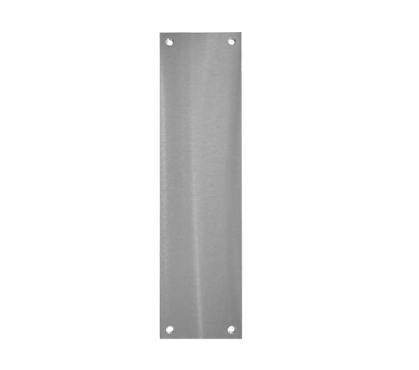 Frelan Hardware Raised Plain Fingerplate (305Mm X 75Mm), Satin Chrome