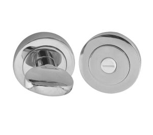 Frelan Hardware Bathroom Turn & Release (50Mm X 10Mm), Polished Chrome