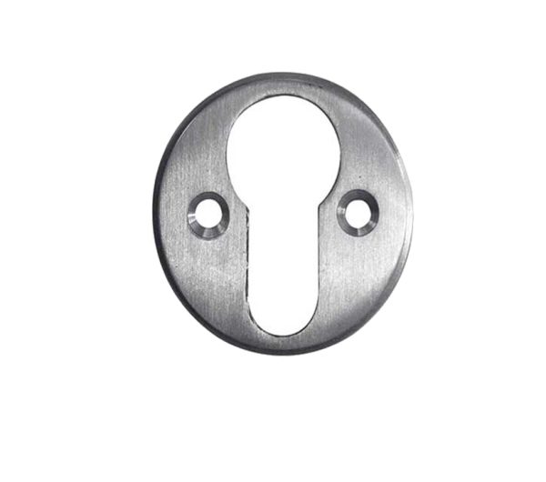 Frelan Hardware Euro Profile Escutcheon (40Mm Diameter), Satin Chrome