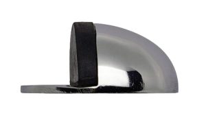 Shielded Door Stops, Polished Chrome, Satin Chrome, Satin Nickel Or Polished Brass