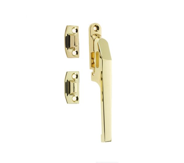 Frelan Hardware Non-Lockable Window Fastener (124Mm), Polished Brass