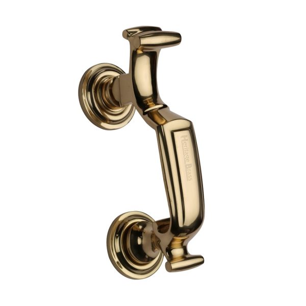 Heritage Brass Doctor Door Knocker, Polished Brass