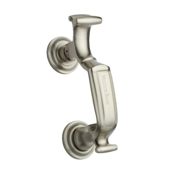 Heritage Brass Doctor Door Knocker, Satin Nickel