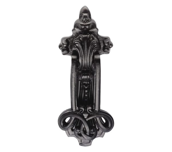 Ludlow Foundries Ornate Door Knocker, Black Antique