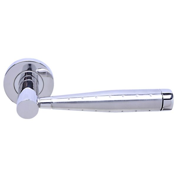 Investment Cast Solid Stainless Steel Lever -143 X 65 - Rose 52 X 8 Mm