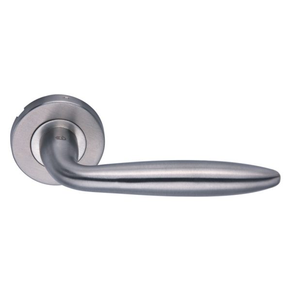 Stainless Steel Lever -121 X 65 - Rose 52 X 8Mm