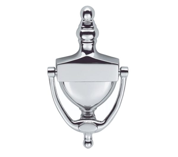 Victorian Urn Door Knocker (152.5mm OR 196mm), Polished Chrome