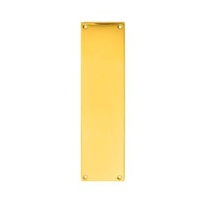 Finger Plate (298Mm X 73Mm), Polished Brass