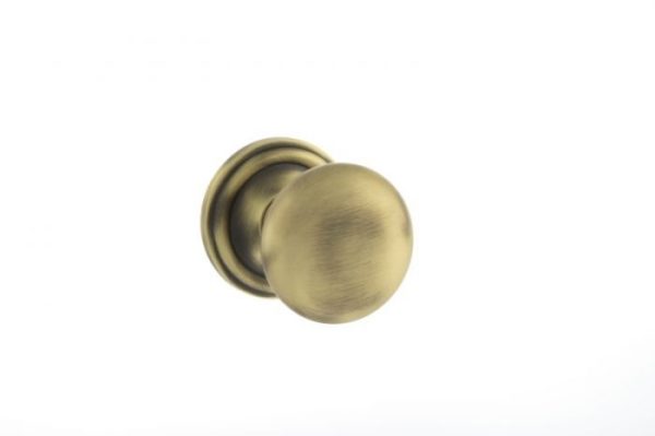 Atlantic Old English Harrogate Solid Brass Mushroom Mortice Knob, Matt Antique Brass - OE58MMKMAB (sold in pairs)