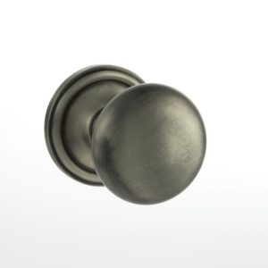 Atlantic Old English Harrogate Solid Brass Mushroom Mortice Knob, Matt Gun Metal - OE58MMKMBN (sold in pairs)