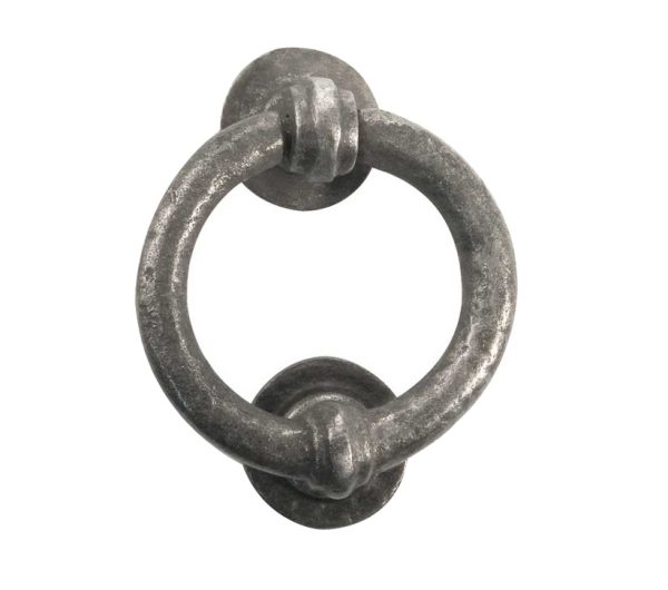 Frelan Hardware Ring Door Knocker, Pewter Finish