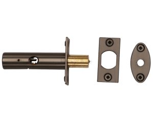 Heritage Brass Hex/Rack Bolt Without Turn, Matt Bronze