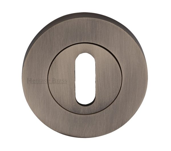 Heritage Brass Standard Key Escutcheon, Matt Bronze