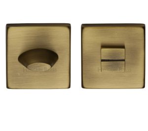 Heritage Brass Square 54Mm X 54Mm Turn & Release, Antique Brass