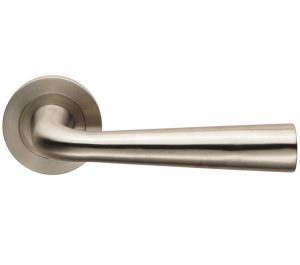 Eurospec Flavi Satin Stainless Steel Door Handles (Sold In Pairs)