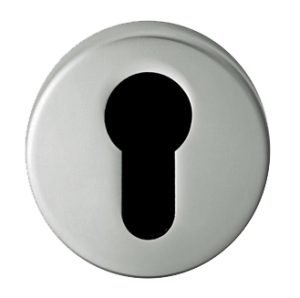 Serozzetta Euro Profile Escutcheons, Polished Chrome Or Satin Chrome