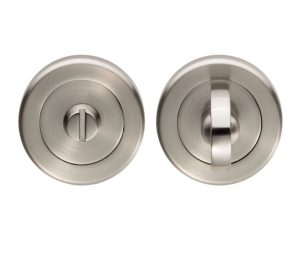 Serozzetta Residential Bathroom Turn & Release, Satin Nickel