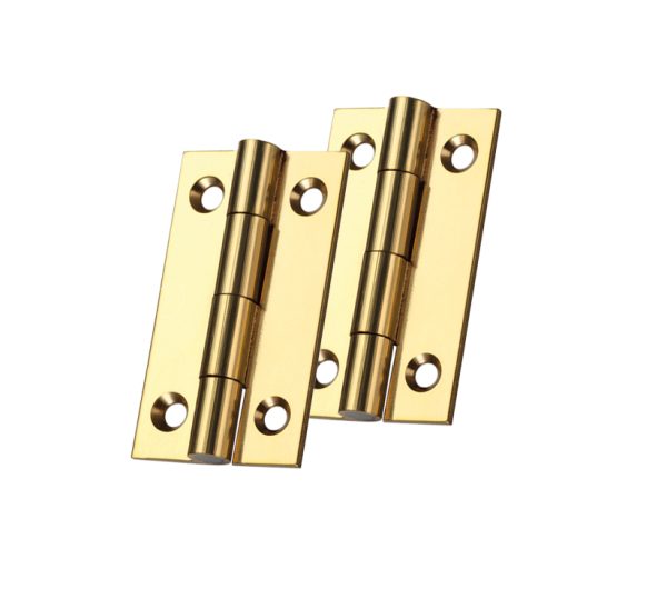 Zoo Hardware Top Drawer Fittings Cabinet Hinges (Various Sizes), Polished Brass