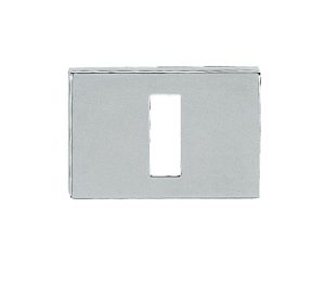 Atlantic Tupai Rapido Retaline Rectangular Standard Profile Escutcheon, Bright Polished Chrome - TESCKLPC (sold in pairs)