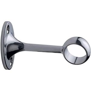 Deluxe Centre Bracket - 19mm - Polished Chrome Finish