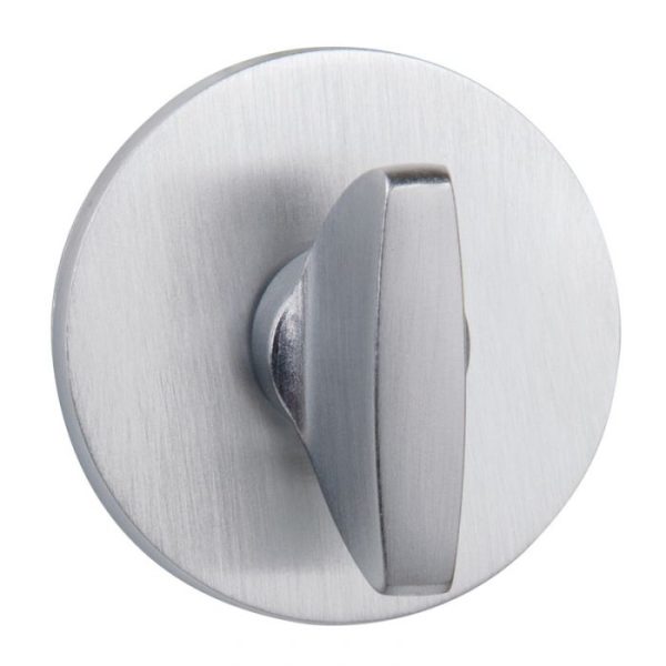 Atlantic Tupai Rapido 5S Line 5mm Slimline Round Bathroom Turn & Release, Satin Chrome - TWCR5SSC