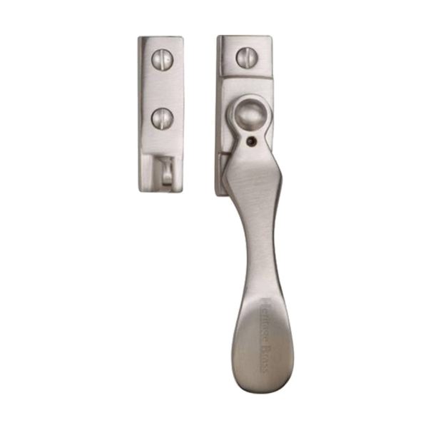 Heritage Brass Wedge Pattern Locking Casement Fastener (127Mm), Satin Nickel