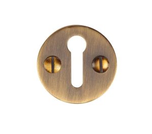 Heritage Brass Standard Key Escutcheon, Antique Brass