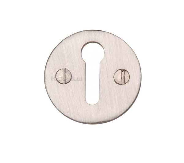 Heritage Brass Standard Key Escutcheon, Satin Nickel