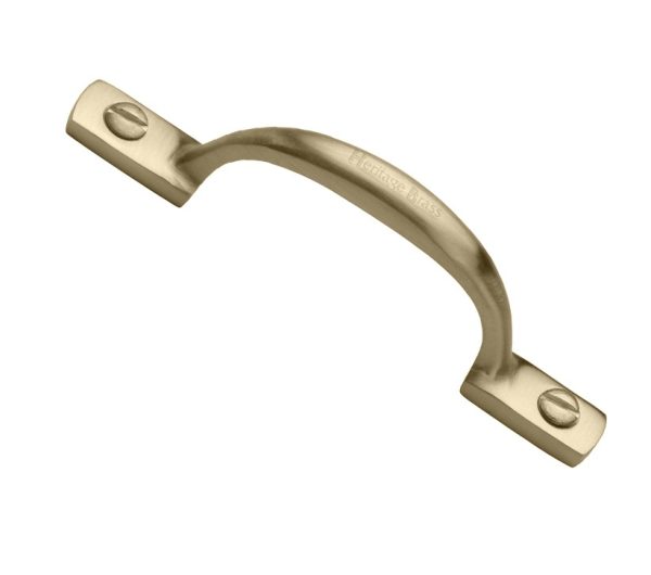 Heritage Brass Shaker Style Window/Cabinet Pull Handle (102Mm Or 152Mm), Satin Brass